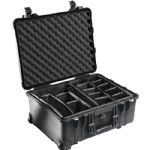 Pelican 1564 Waterproof 1560 Case with Dividers (Black)